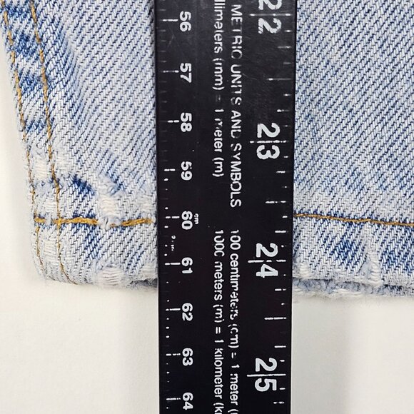 Vintage 90s Levis 550 Tapered Relaxed Fit Slim Womens Size 10 Blue Denim Jeans - Picture 13 of 13